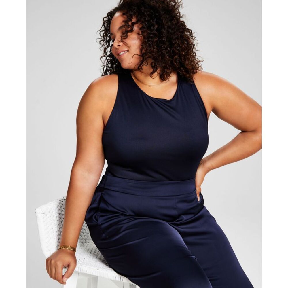 And Now This Now This Womens High Neck Bodysuit